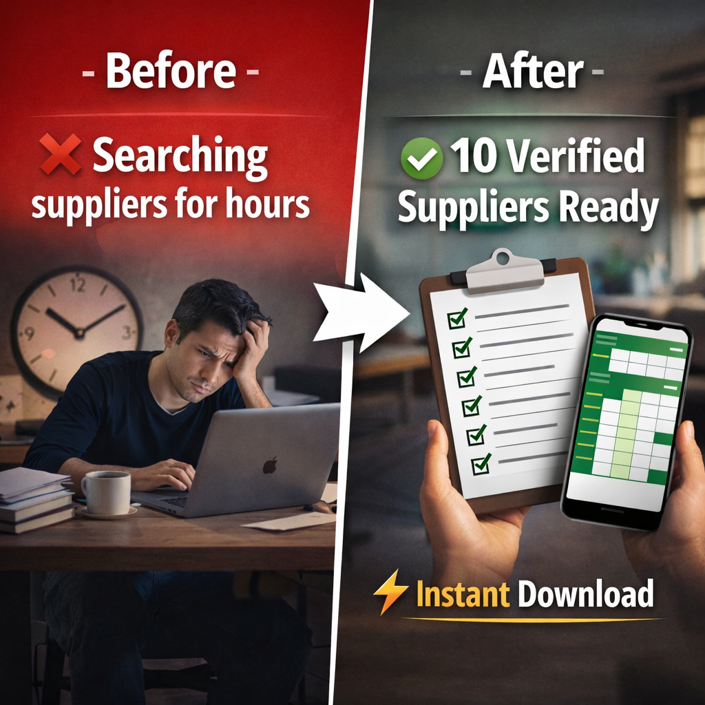 10 Clothing Supplier Pack - Reselling