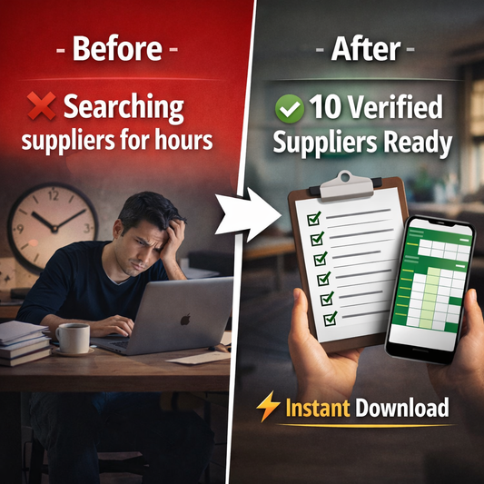 10 Clothing Supplier Pack - Reselling