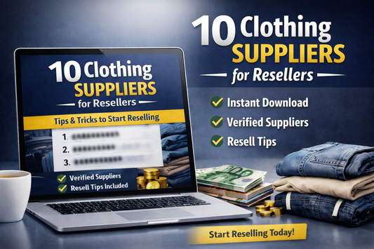 10 Clothing Suppliers + Tips & Tricks - Reselling